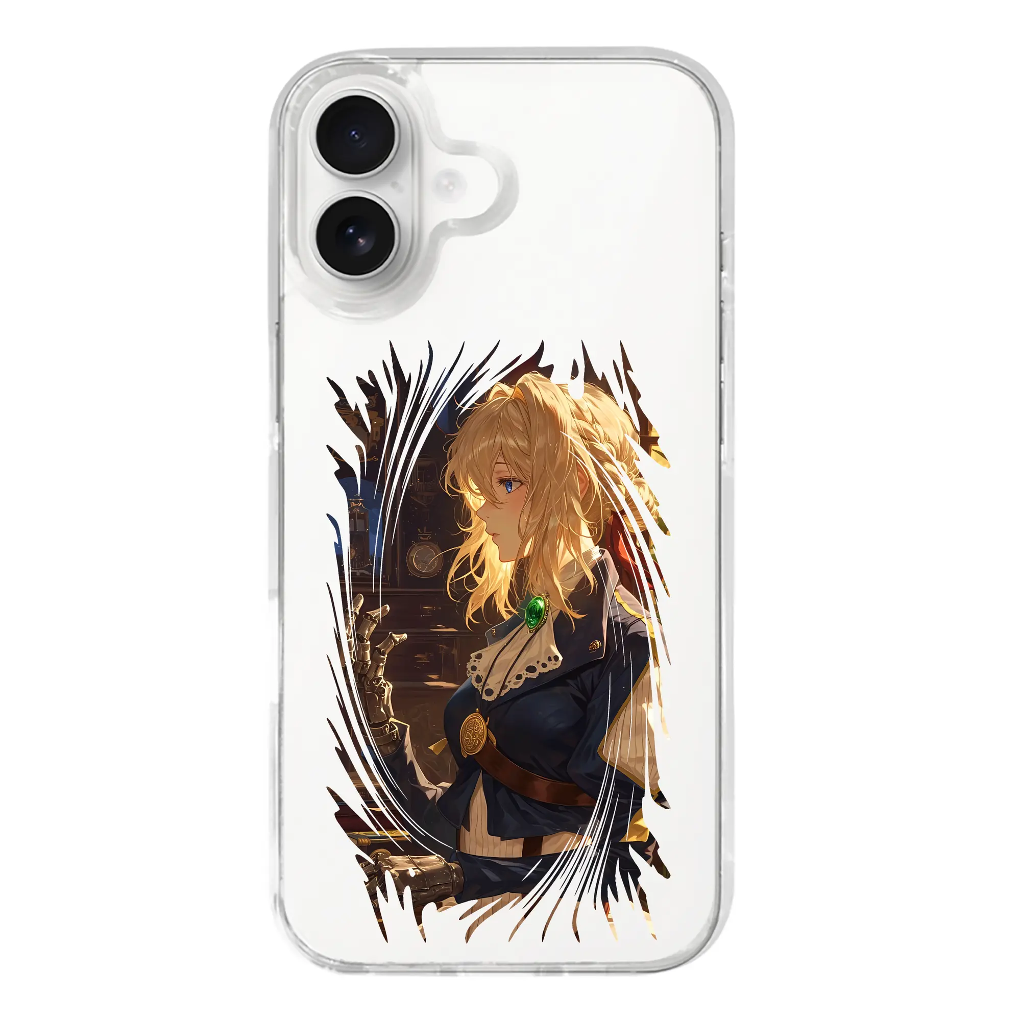 ヴァイオレット・エヴァーガーデン グッズ,ヴァイオレット・エヴァーガーデン - iPhone 17シリーズ 透明スマホケース – 薄型・耐衝撃・精密フィット保護カバー